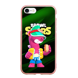 Чехол iPhone 7/8 матовый Doug Brawl stars dark green