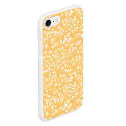 Чехол iPhone 7/8 матовый Сакура паттерн, цвет: 3D-белый — фото 2