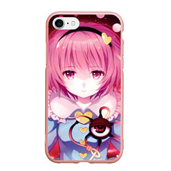 Чехол iPhone 7/8 матовый Touhou Project Сатори Комейдзи