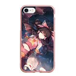 Чехол iPhone 7/8 матовый Touhou Project Рейму Hakurei