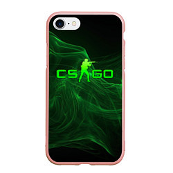 Чехол iPhone 7/8 матовый CSGO green lines