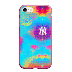Чехол iPhone 7/8 матовый New York Yankees - baseball team - logo