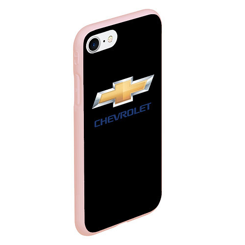 Чехол iPhone 7/8 матовый Chevrolet sport auto / 3D-Светло-розовый – фото 2