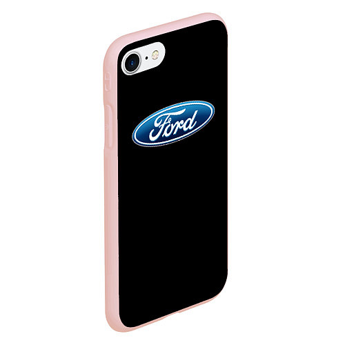 Чехол iPhone 7/8 матовый Ford sport auto / 3D-Светло-розовый – фото 2