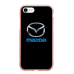 Чехол iPhone 7/8 матовый Mazda sportcar, цвет: 3D-светло-розовый