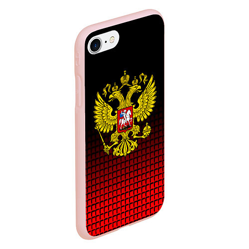 Чехол iPhone 7/8 матовый Русский мир / 3D-Светло-розовый – фото 2