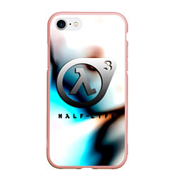 Чехол iPhone 7/8 матовый Half life 3 is coming, цвет: 3D-светло-розовый
