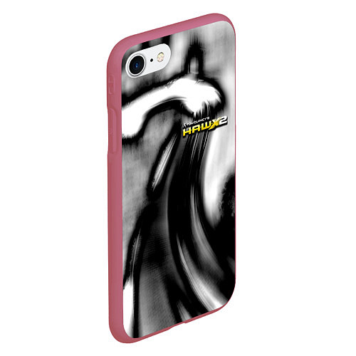 Чехол iPhone 7/8 матовый Tom Clancys H A W X / 3D-Малиновый – фото 2