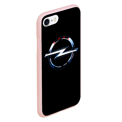 Чехол iPhone 7/8 матовый Opel sport auto trend / 3D-Светло-розовый – фото 2