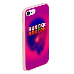 Чехол iPhone 7/8 матовый Hunter х Hunter anime, цвет: 3D-светло-розовый — фото 2