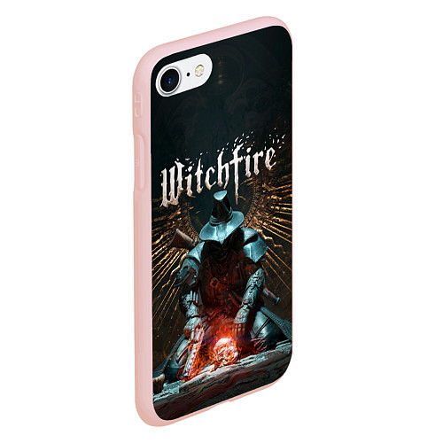 Чехол iPhone 7/8 матовый Охотник witchfire / 3D-Светло-розовый – фото 2