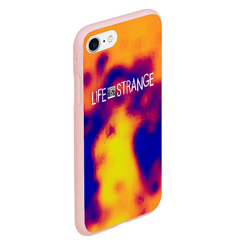 Чехол iPhone 7/8 матовый Life Is Strange true / 3D-Светло-розовый – фото 2