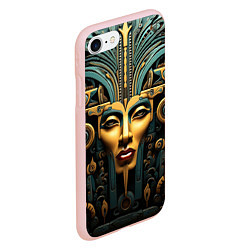 Чехол iPhone 7/8 матовый Египетские фараоны, цвет: 3D-светло-розовый — фото 2