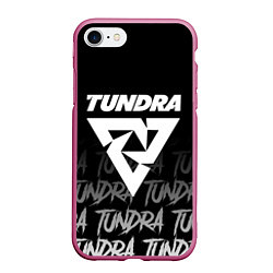 Чехол iPhone 7/8 матовый Tundra style, цвет: 3D-малиновый