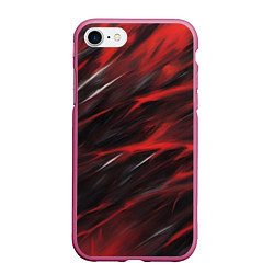 Чехол iPhone 7/8 матовый Красный шторм