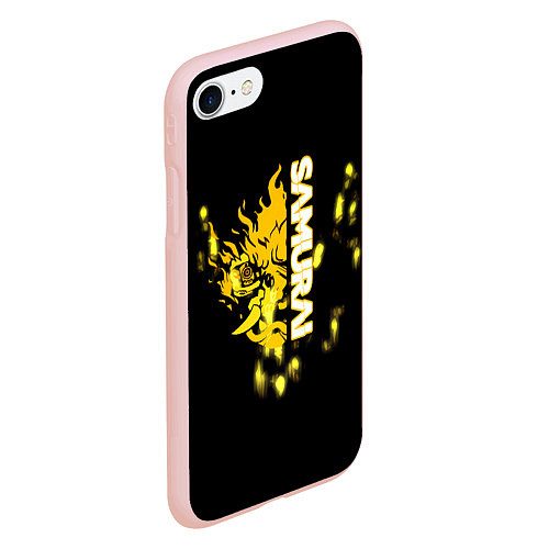 Чехол iPhone 7/8 матовый Samurai 2077 краски / 3D-Светло-розовый – фото 2