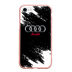 Чехол iPhone 7/8 матовый AUDI sport краски