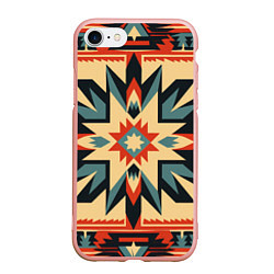 Чехол iPhone 7/8 матовый Орнамент в стиле американских индейцев