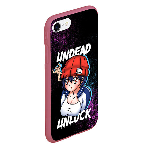 Чехол iPhone 7/8 матовый Undead Unluck - Characters / 3D-Малиновый – фото 2