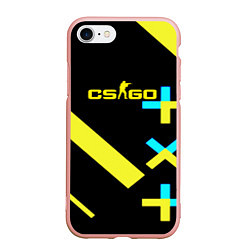 Чехол iPhone 7/8 матовый Counter strike cybersport, цвет: 3D-светло-розовый