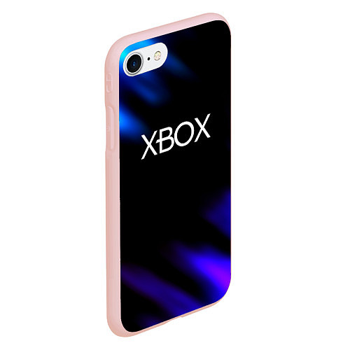 Чехол iPhone 7/8 матовый Xbox neon games / 3D-Светло-розовый – фото 2