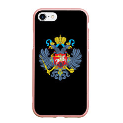 Чехол iPhone 7/8 матовый Имперская символика России, цвет: 3D-светло-розовый