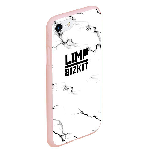 Чехол iPhone 7/8 матовый Limp bizkit storm black / 3D-Светло-розовый – фото 2