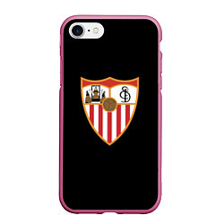 Чехол iPhone 7/8 матовый Seliva sport fc, цвет: 3D-малиновый