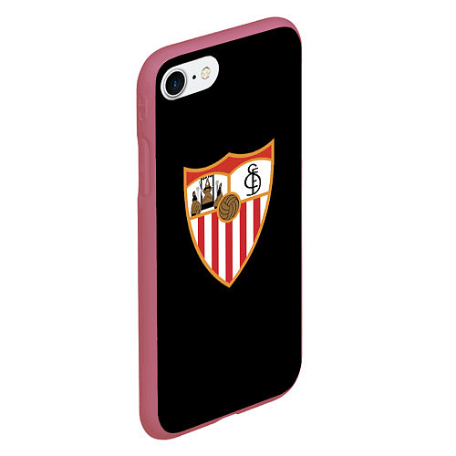 Чехол iPhone 7/8 матовый Seliva sport fc / 3D-Малиновый – фото 2