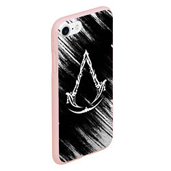Чехол iPhone 7/8 матовый Assassins creed Mirage - потертости, цвет: 3D-светло-розовый — фото 2