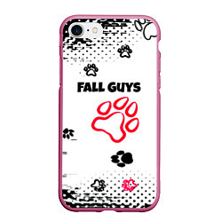 Чехол iPhone 7/8 матовый Fall Guys kids game pattern