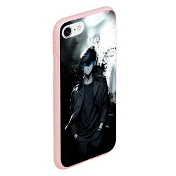 Чехол iPhone 7/8 матовый Сон герой - Поднятие уровня в одиночку, цвет: 3D-светло-розовый — фото 2