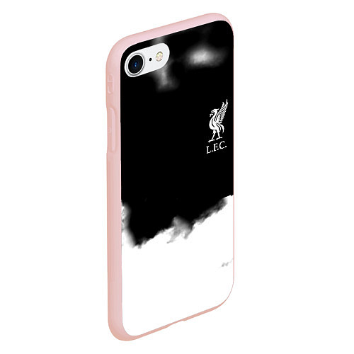 Чехол iPhone 7/8 матовый Liverpool текстура / 3D-Светло-розовый – фото 2