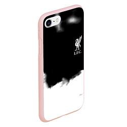 Чехол iPhone 7/8 матовый Liverpool текстура, цвет: 3D-светло-розовый — фото 2