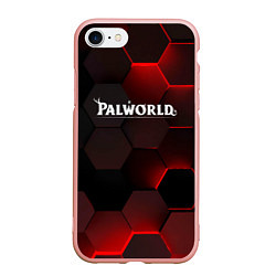 Чехол iPhone 7/8 матовый Palworld красные плиты