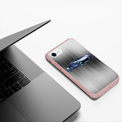 Чехол iPhone 7/8 матовый Mercedes-benz AVTR, цвет: 3D-светло-розовый — фото 2
