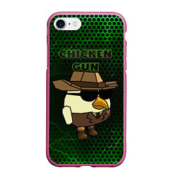 Чехол iPhone 7/8 матовый Chicken gun green