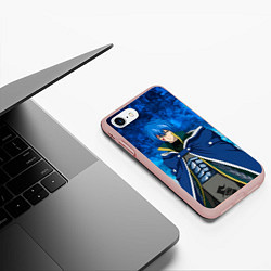 Чехол iPhone 7/8 матовый Жерар Фернандес из Фейри Тейл, цвет: 3D-светло-розовый — фото 2