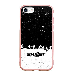 Чехол iPhone 7/8 матовый Skillet rock music band