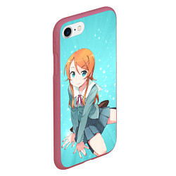 Чехол iPhone 7/8 матовый Кирино Косака из OreImo, цвет: 3D-малиновый — фото 2