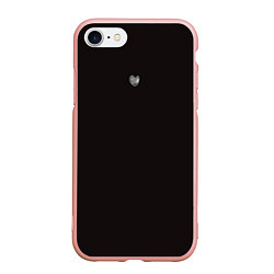 Чехол iPhone 7/8 матовый Маленькое сердце, цвет: 3D-светло-розовый