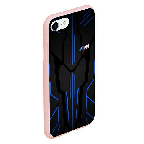 Чехол iPhone 7/8 матовый Синяя броня - M-power / 3D-Светло-розовый – фото 2
