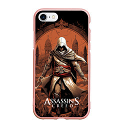 Чехол iPhone 7/8 матовый Assassins creed город в песках