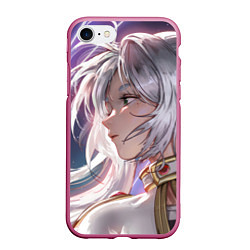 Чехол iPhone 7/8 матовый Sousou no Frieren Фрирен beautiful, цвет: 3D-малиновый