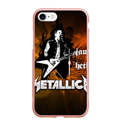 Чехол iPhone 7/8 матовый Metallica: James Hetfield