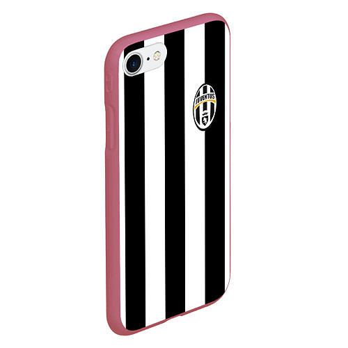 Чехол iPhone 7/8 матовый Juventus: Pirlo / 3D-Малиновый – фото 2