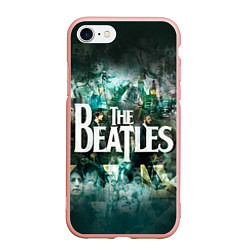 Чехол iPhone 7/8 матовый The Beatles Stories, цвет: 3D-светло-розовый
