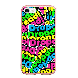 Чехол iPhone 7/8 матовый Drop Dead: Acid Pattern