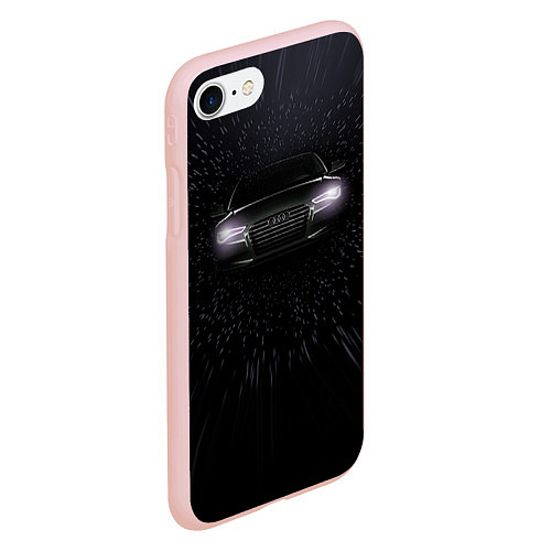 Чехол iPhone 7/8 матовый Audi / 3D-Светло-розовый – фото 2