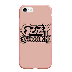 Чехол iPhone 7/8 матовый Ozzy Osbourne, цвет: 3D-светло-розовый